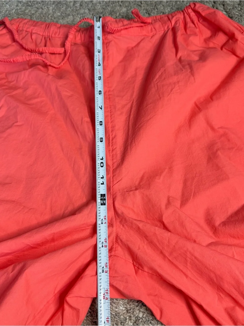 Free-est Free People Cotton Lucca Culotte Shorts Wide Leg medium coral pink